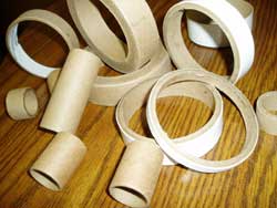 Tape cores, paper cores, Custom Tube company